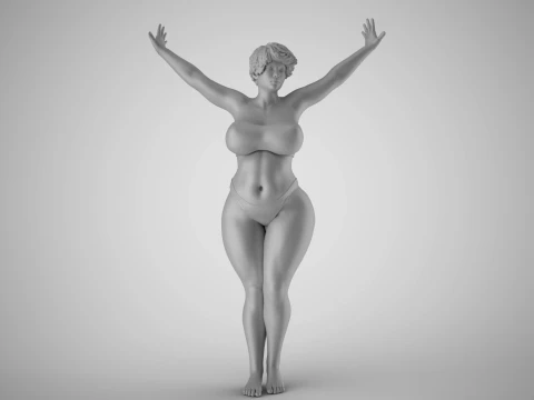 Seditious Woman 3 3D Print Model