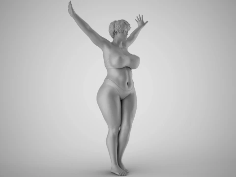 Seditious Woman 3 3D Print Model
