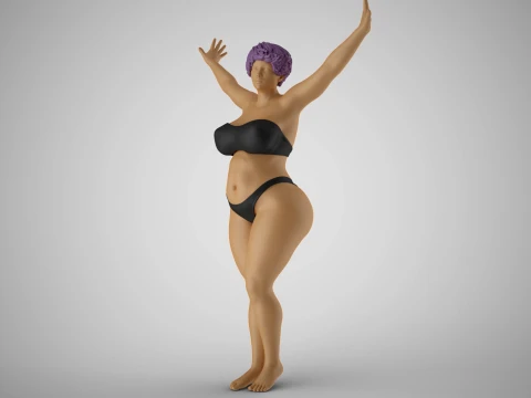 Seditious Woman 3 3D Print Model