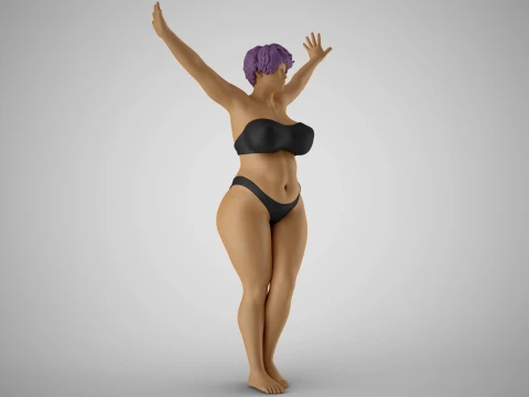 Seditious Woman 3 3D Print Model