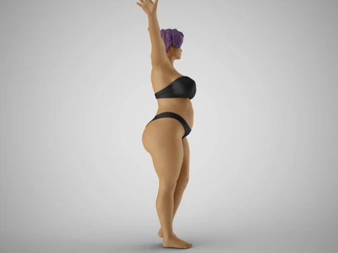 Seditious Woman 3 3D Print Model