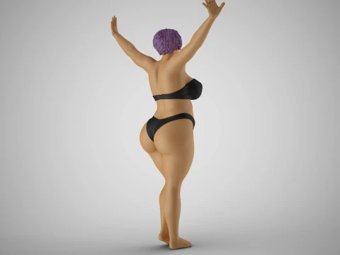 Seditious Woman 3 3D Print Model