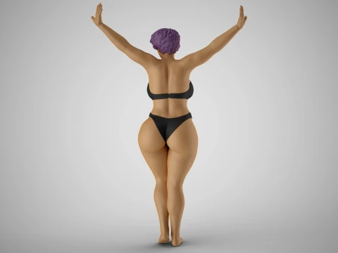 Seditious Woman 3 3D Print Model