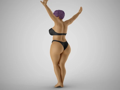 Seditious Woman 3 3D Print Model