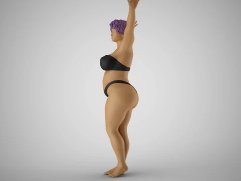 Seditious Woman 3 3D Print Model