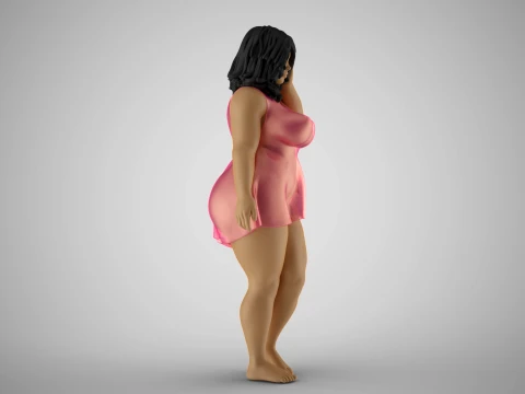 Heavy Duty Girl 3D Print Model
