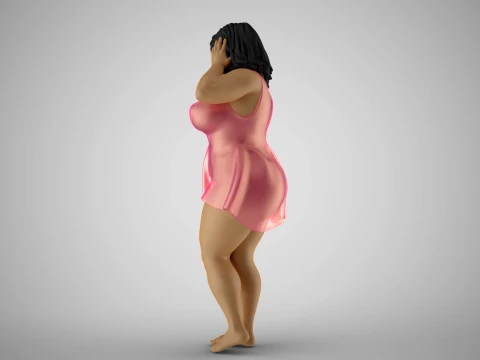 Heavy Duty Girl 3D Print Model
