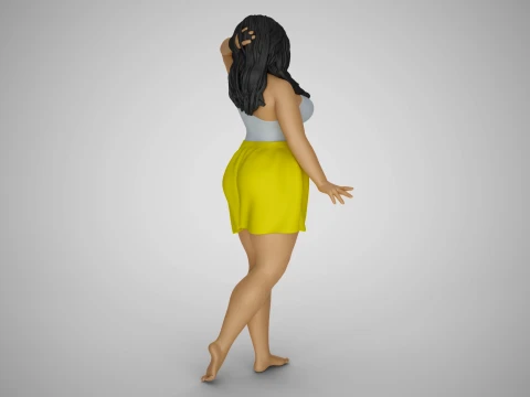 Pretty Girl Next Door 3D Print Model