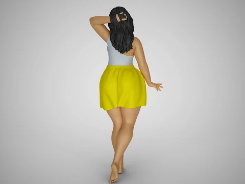 Pretty Girl Next Door 3D Print Model