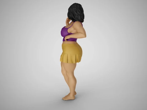 Standing Gossip 3D Print Model