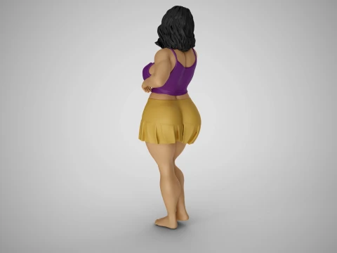 Standing Gossip 3D Print Model