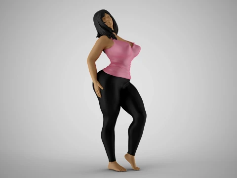 Kız Kilo Verme Planları 3D Baskı Modeli
