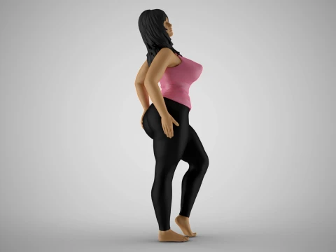 Girl Weight Loss Plans 3D Print Model