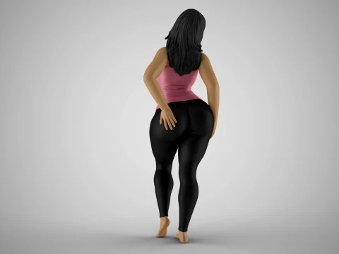 Girl Weight Loss Plans 3D Print Model
