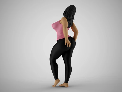 Girl Weight Loss Plans 3D Print Model