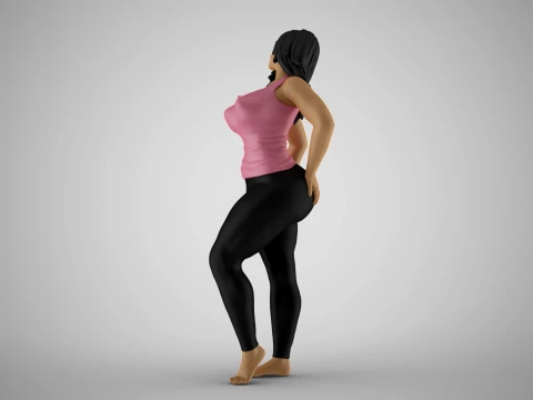 Girl Weight Loss Plans 3D Print Model