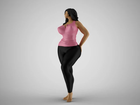 Girl Weight Loss Plans 3D Print Model