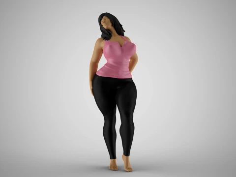 Girl Weight Loss Plans 3D Print Model