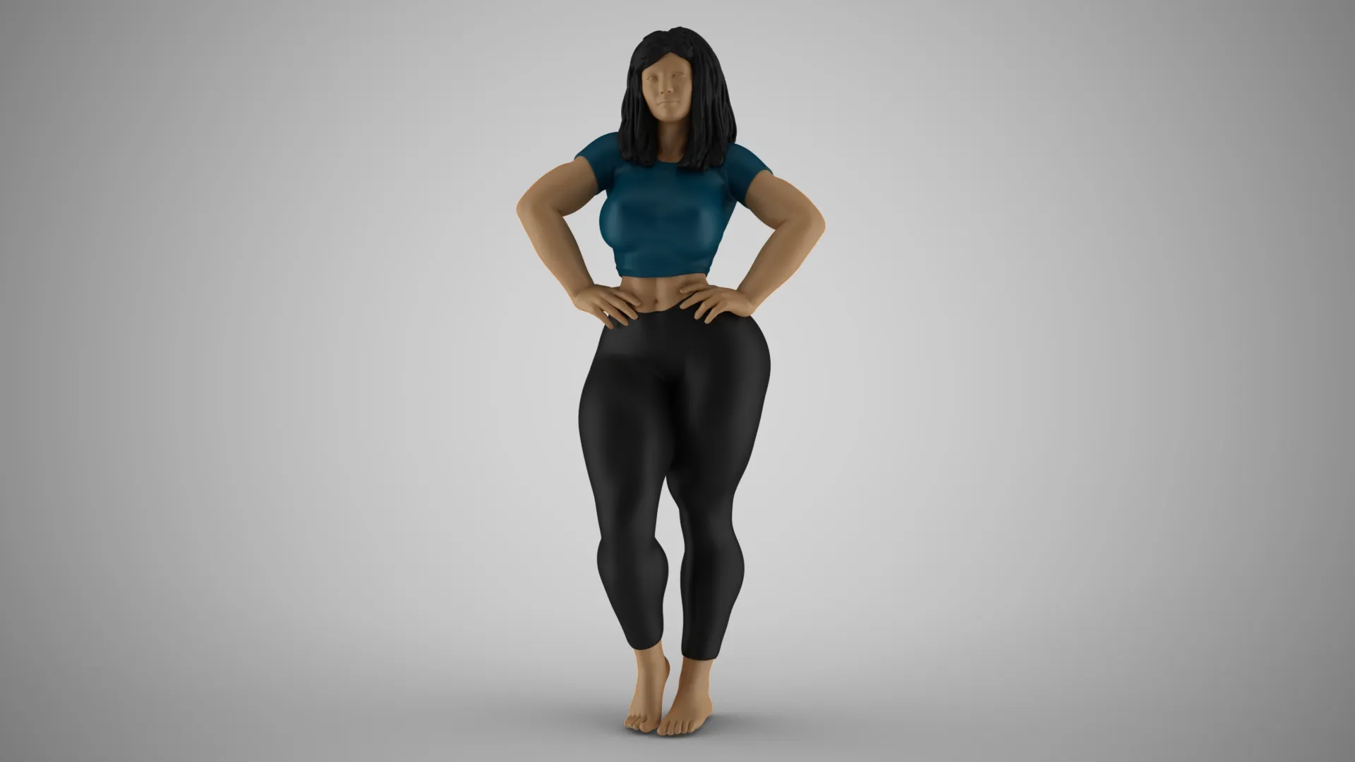 Headstrong Woman 3D Print Model .c4d .max .obj .3ds .fbx .stl .blend 