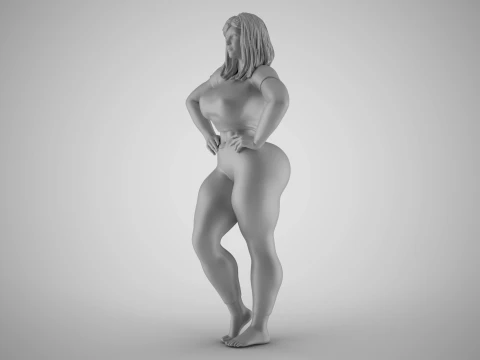 Headstrong Woman 3D Print Model