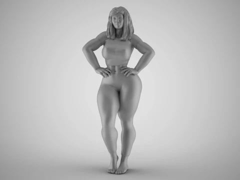 Headstrong Woman 3D Print Model