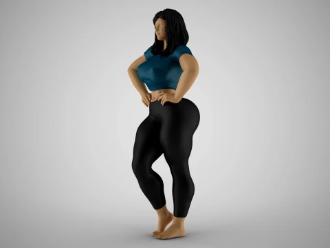 Headstrong Woman 3D Print Model