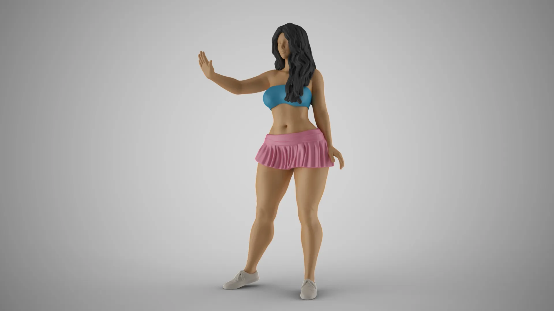 Girl Rejection 3D Print Model .c4d .max .obj .3ds .fbx .stl .blend 
