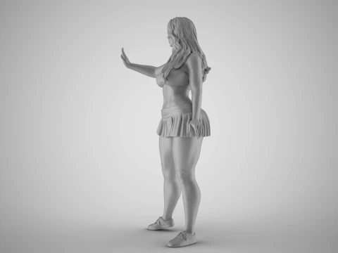 Girl Rejection 3D Print Model