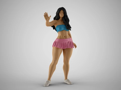 Girl Rejection 3D Print Model