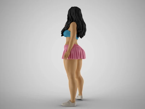 Girl Rejection 3D Print Model