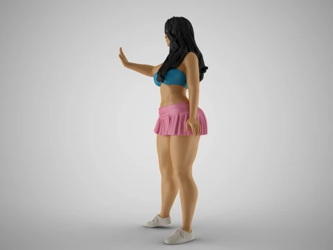Girl Rejection 3D Print Model