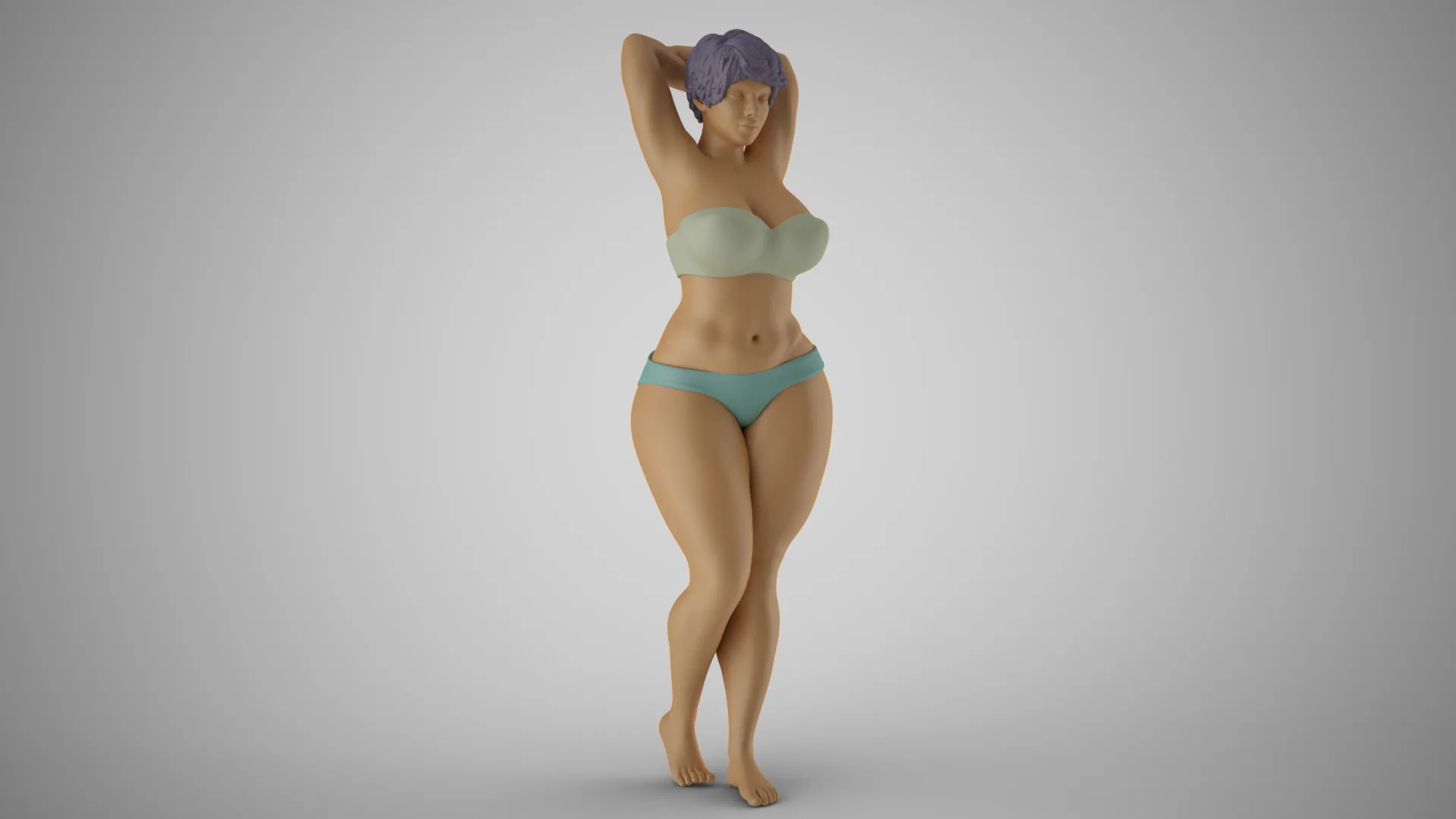 Seditious Woman 5 3D Print Model .c4d .max .obj .3ds .fbx .stl .blend 