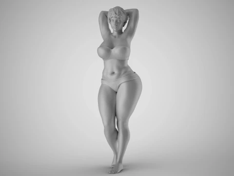 Seditious Woman 5 3D Print Model