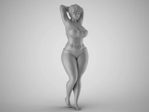 Seditious Woman 5 3D Print Model