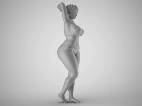 Seditious Woman 5 3D Print Model