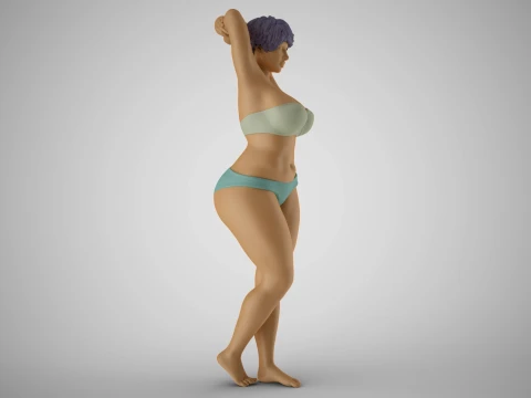 Seditious Woman 5 3D Print Model
