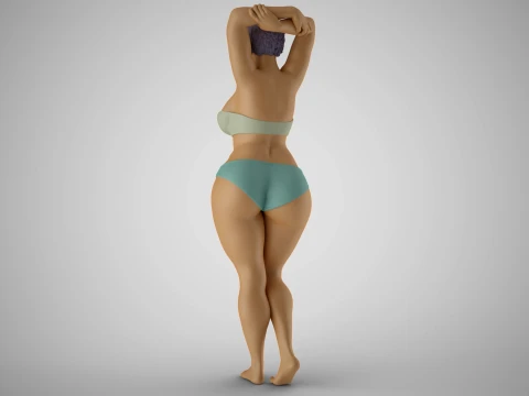 Seditious Woman 5 3D Print Model