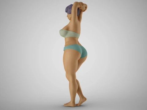 Seditious Woman 5 3D Print Model