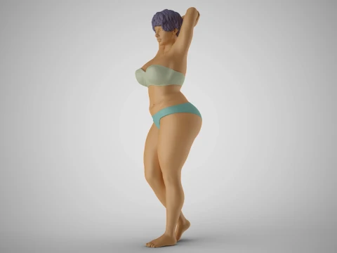 Seditious Woman 5 3D Print Model