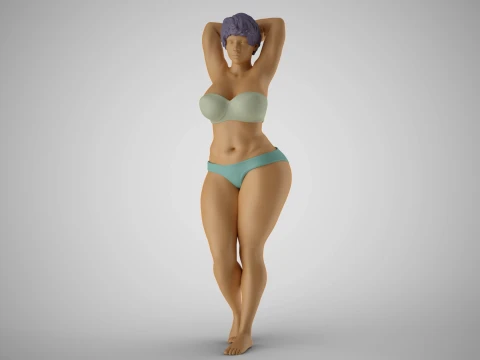 Seditious Woman 5 3D Print Model