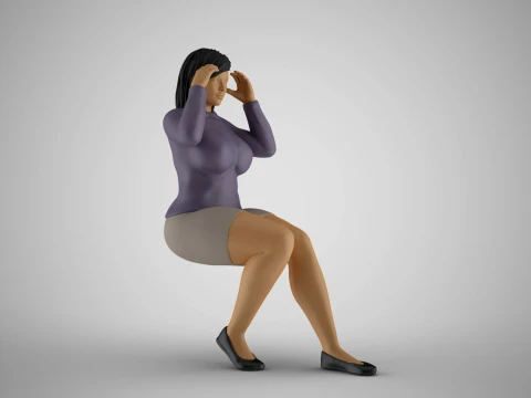 Kracht van gefocust 3D printmodel