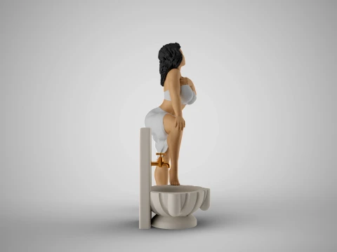 Hammam Woman 3D Print Model