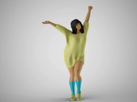 Girl Next Door to Come Suddenly 3D Print Model