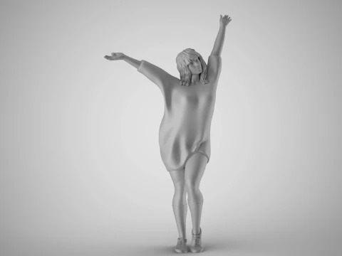 Girl Next Door to Come Suddenly 3D Print Model