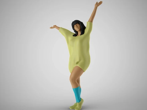 Girl Next Door to Come Suddenly 3D Print Model