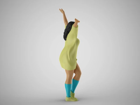 Girl Next Door to Come Suddenly 3D Print Model