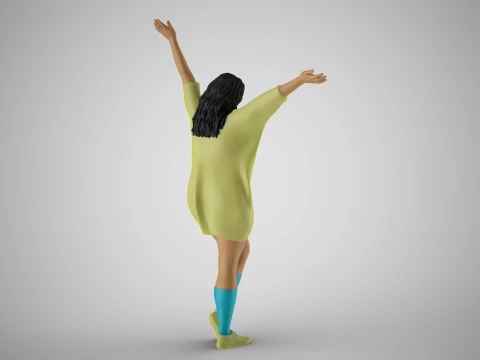 Girl Next Door to Come Suddenly 3D Print Model