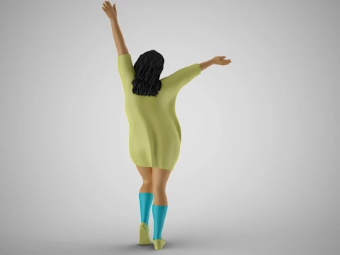 Girl Next Door to Come Suddenly 3D Print Model