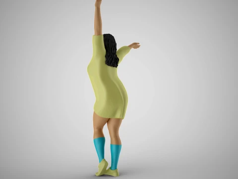 Girl Next Door to Come Suddenly 3D Print Model