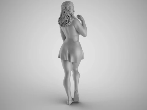 Mysterious Woman 3D Print Model